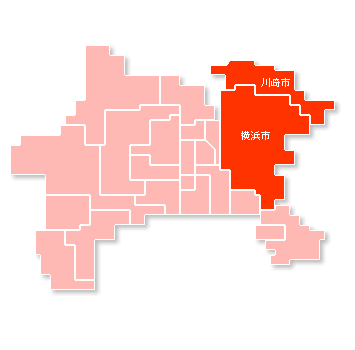 神奈川県地図