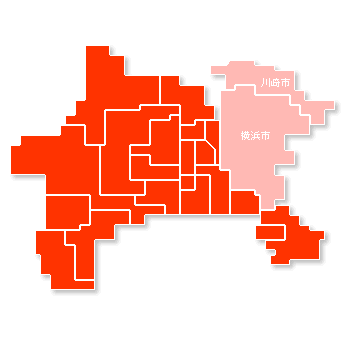 神奈川県地図